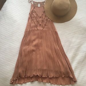 Blush colored summer dress